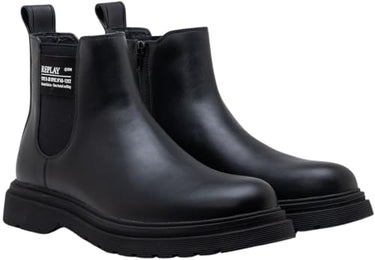 REPLAY Herren Low Boot Stiefel Chelsea Boots, Schwarz (Black 003), 45 im Sale